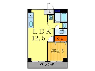 パラッツオ植物園の物件間取画像